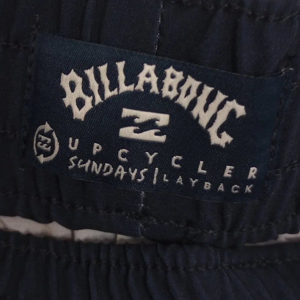 Billabong Sundays Layback Elastic Waist Drawstring Boardshorts